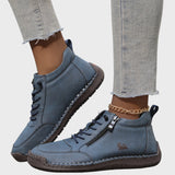 Милена – Дамски ботуши с шевове, маратонки с цип и връзки