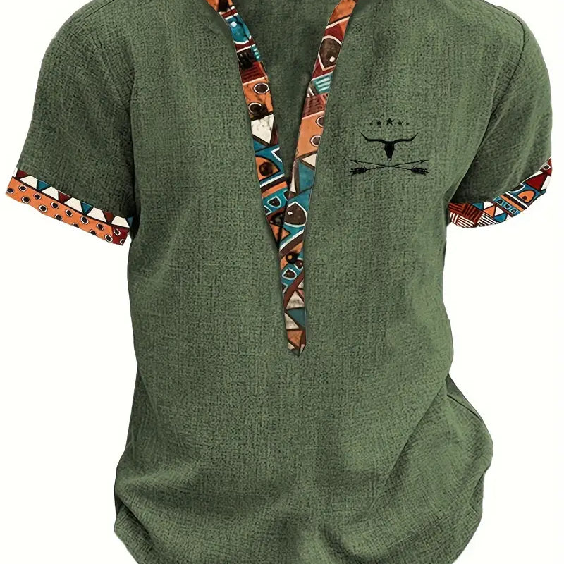 Жеко - Елегантна риза с къси ръкави