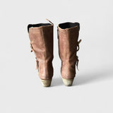 Виктория – Стилни дамски каубойски ботуши с цип