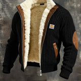 Борислав - Ретро текстурирано плетено яке