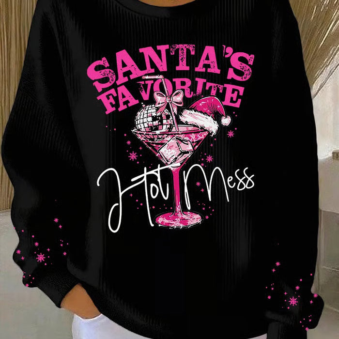 Зорница - Коледен пуловер с празничен принт