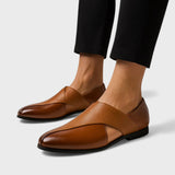 Калоян - Елегантни мъжки кожени мокасини