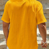 Елиян - Елегантна лятна риза с висока яка