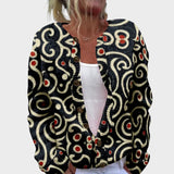 Теодора - есенен цветен кардиган