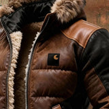 Борислав - Палто с двойно подплатен качулка