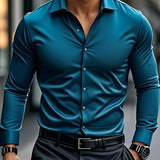 Найчо - Елегантна риза с дълги ръкави и копчета