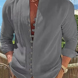 Орфей - Лека памучна риза с дълги ръкави