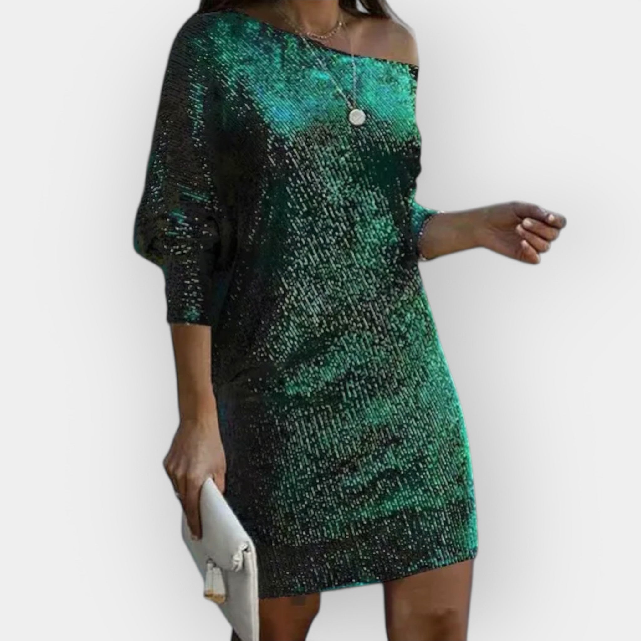 Вечерна рокля с пайети