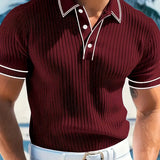 Горан - Елегантен поло с къси ръкави