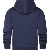 Никола - Мъжки суитшърт с цип и качулка