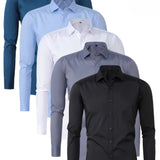 Найчо - Елегантна риза с дълги ръкави и копчета