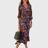 Дора | Макси рокля с ретро стил