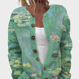 Петя - Флорален есенен кардиган