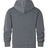 Никола - Мъжки суитшърт с цип и качулка