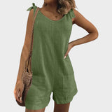 Петра - Комбинезон с връзки на раменете и джобове