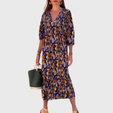 Дора | Макси рокля с ретро стил