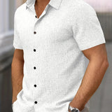 Здравчо - Лека риза с къс ръкав от лен