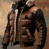 Борислав - Палто с двойно подплатен качулка