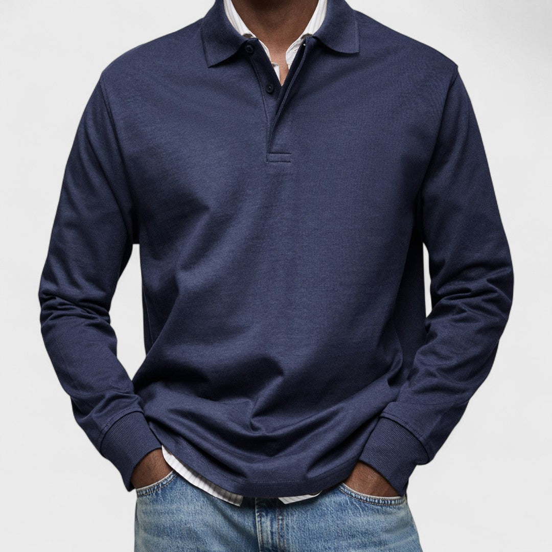 Мартин – мъжка блуза с яка и дълъг ръкав