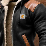 Борислав - Винтидж кожена яке с качулка