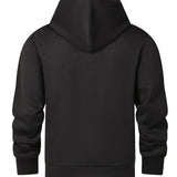 Никола - Мъжки суитшърт с цип и качулка