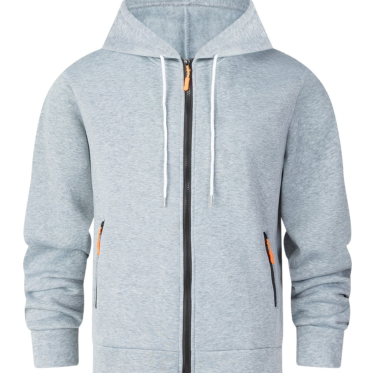 Никола - Мъжки суитшърт с цип и качулка