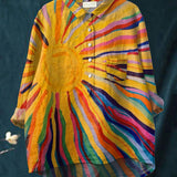 Солара | Светещо тениска с изгряващо слънце