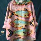 Lena | Артистична рибена риза