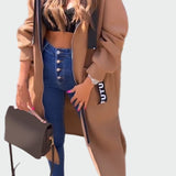 Дълго палто с качулка