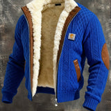 Борислав - Ретро текстурирано плетено яке