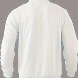 Калоян: Мъжки плетен суитшърт с яка и цип