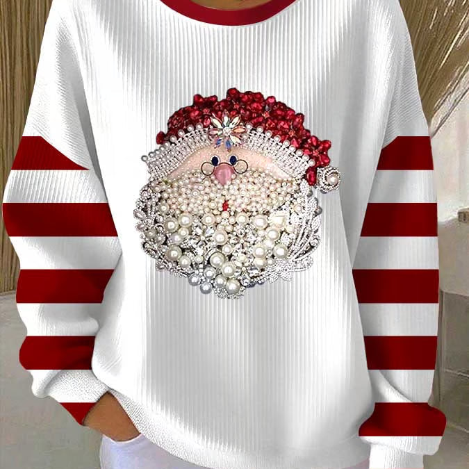 Зорница - Коледен пуловер с мотив на Дядо Коледа