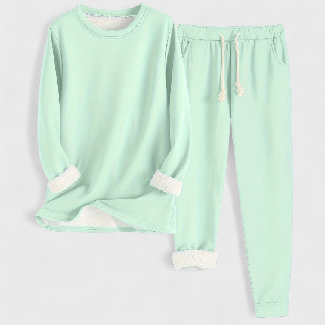 Елена – уютен домашен комплект с дълъг ръкав