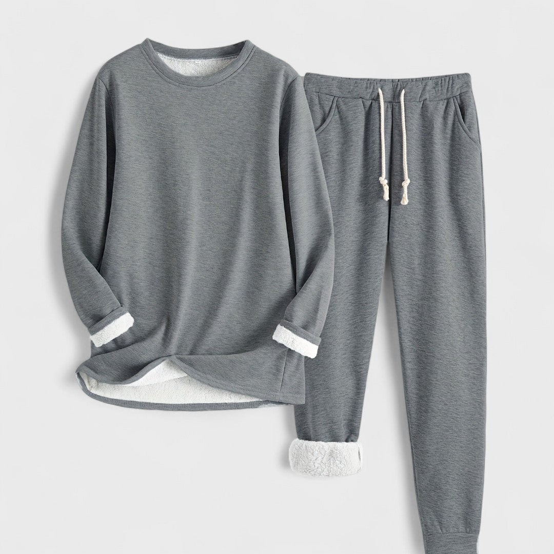 Елена – уютен домашен комплект с дълъг ръкав