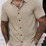 Здравчо - Лека риза с къс ръкав от лен