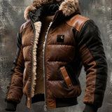 Борислав - Палто с двойно подплатен качулка