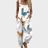 Инес - Лежерен цветен комбинезон за всеки ден