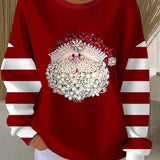 Зорница - Коледен пуловер с мотив на Дядо Коледа