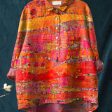 Ариана | Блуза с дръзък абстрактен принт