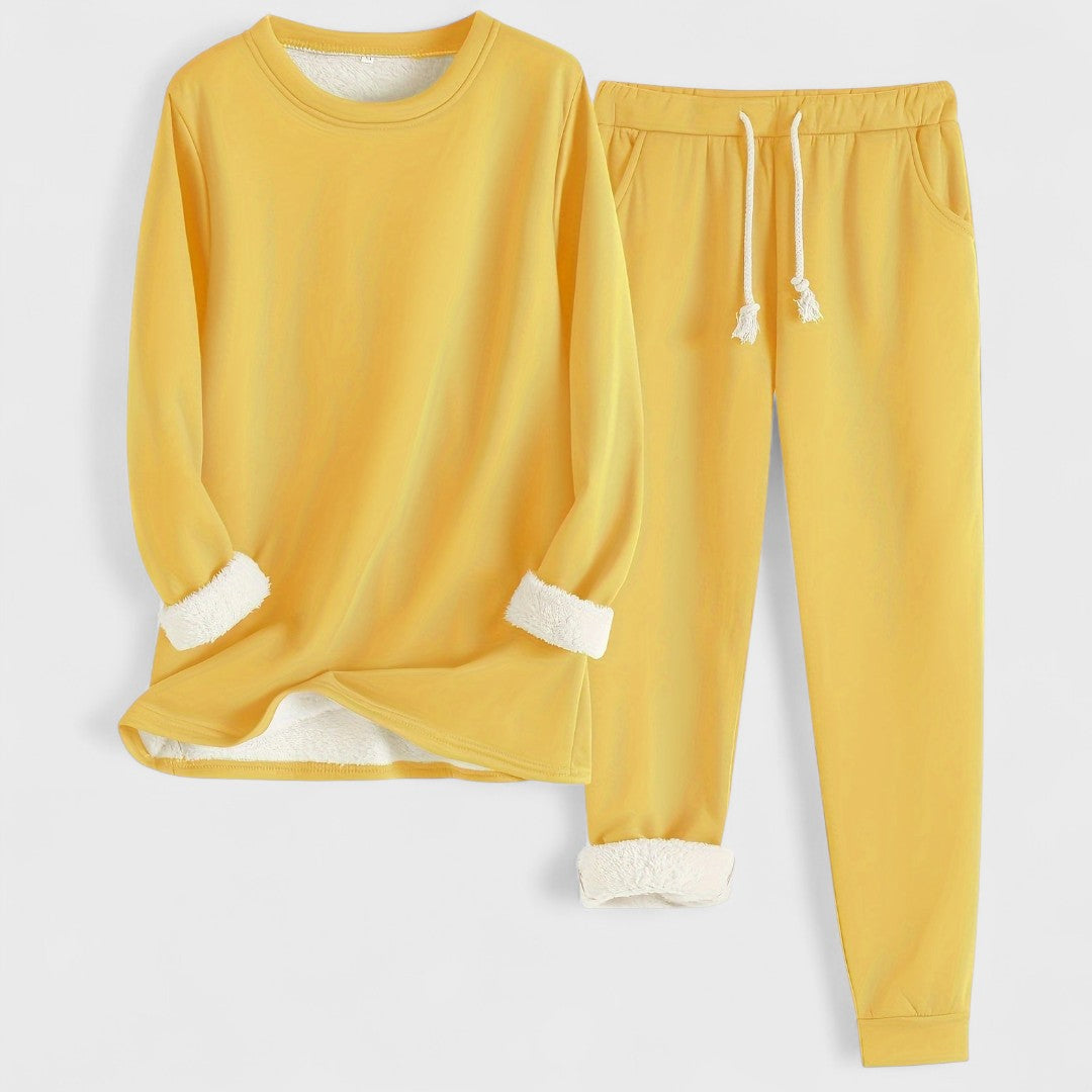 Елена – уютен домашен комплект с дълъг ръкав