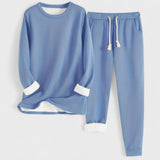 Елена – уютен домашен комплект с дълъг ръкав