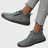 Милена – Дамски ботуши с шевове, маратонки с цип и връзки