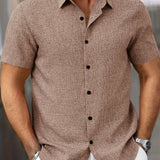 Здравчо - Лека риза с къс ръкав от лен