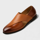 Калоян - Елегантни мъжки кожени мокасини