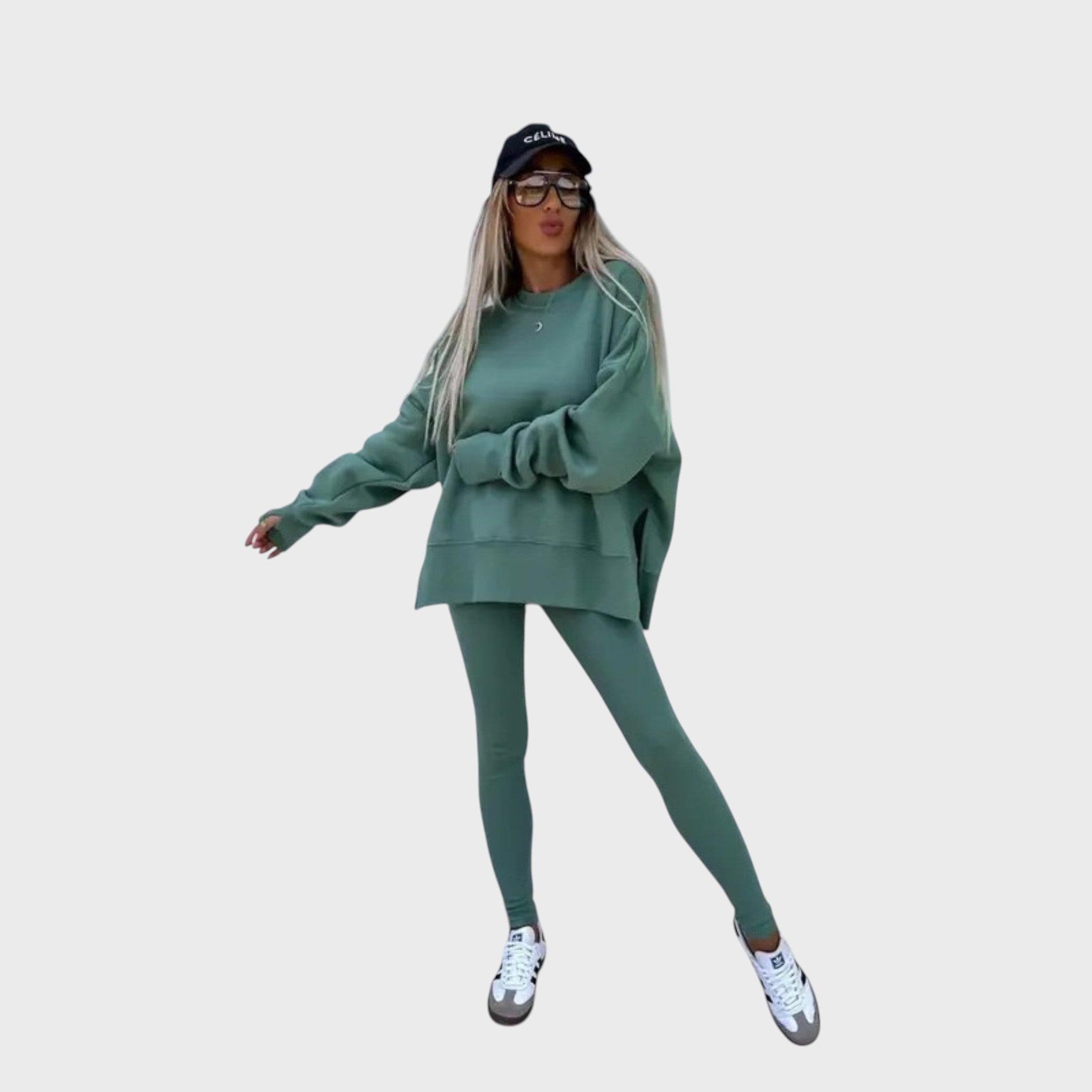 Калина - Широк Суитшърт и Удобен Клин