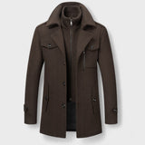 Анджело™ | Топъл и елегантен мъжки палто