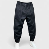 МАРЧЕЛО™ | Елегантни панталони с микс материя