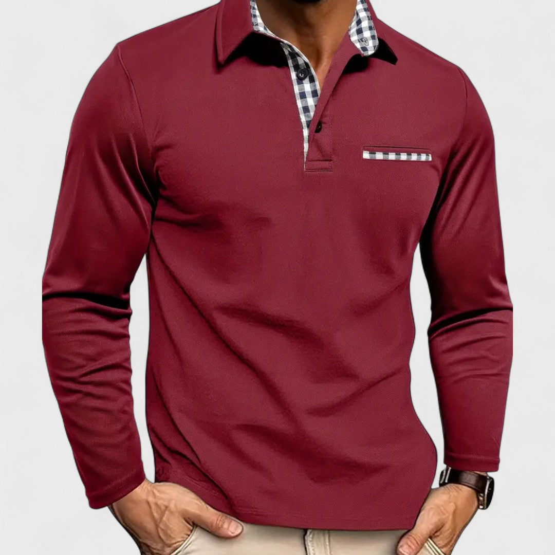 Ван Лар – Поло със дълги ръкави