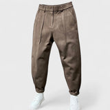 МАРЧЕЛО™ | Елегантни панталони с микс материя