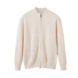 Пуловер с пълна цип - естествена смес от тъкан и лесен комфорт